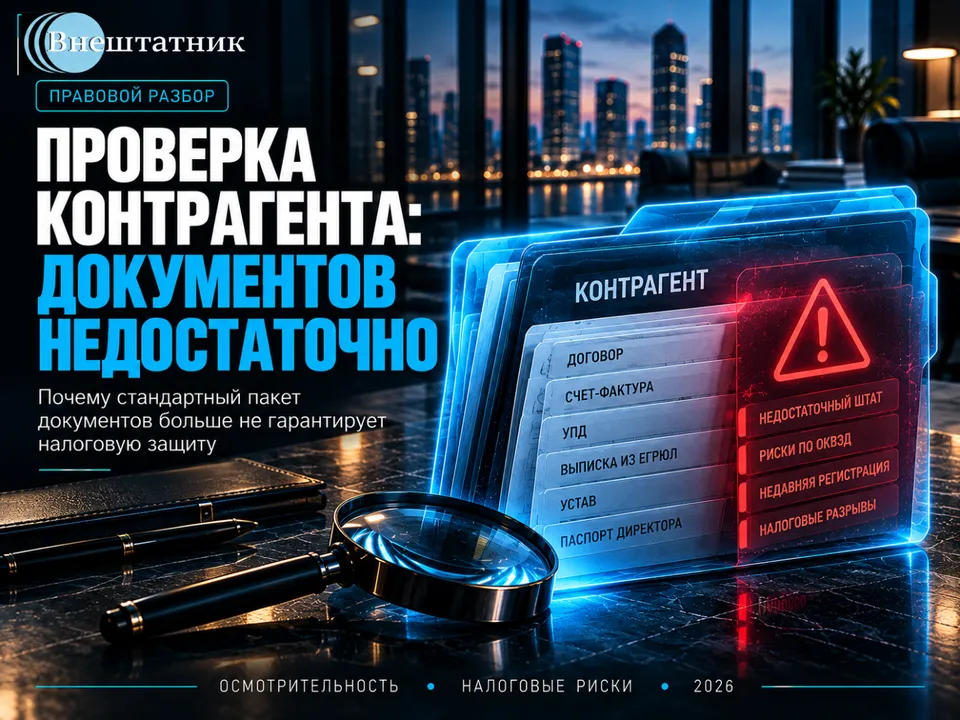 Должная осмотрительность в 2026 году: почему стандартный пакет документов больше не защищает от налоговых претензий